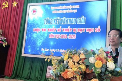 TỔNG KẾT VÀ TRAO GIẢI “THIẾT KẾ THIẾT BỊ DẠY HỌC SỐ NĂM HỌC 2024 – 2025”